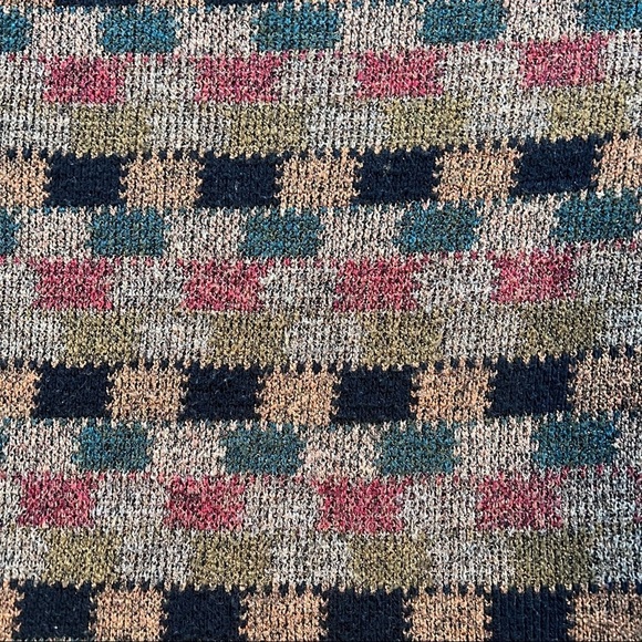 VTG 90s Protege Collection Multi Color Knit Cosby/Biggie Dad Pullover Sweater XL - Picture 3 of 4